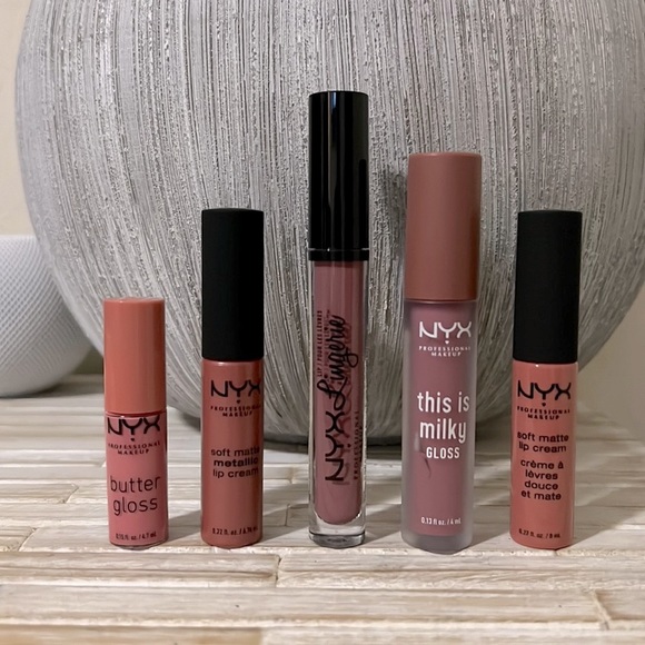 NYX Other - New NYX Butter Gloss, Lingerie, This is Milky & Lip Cream Bundle